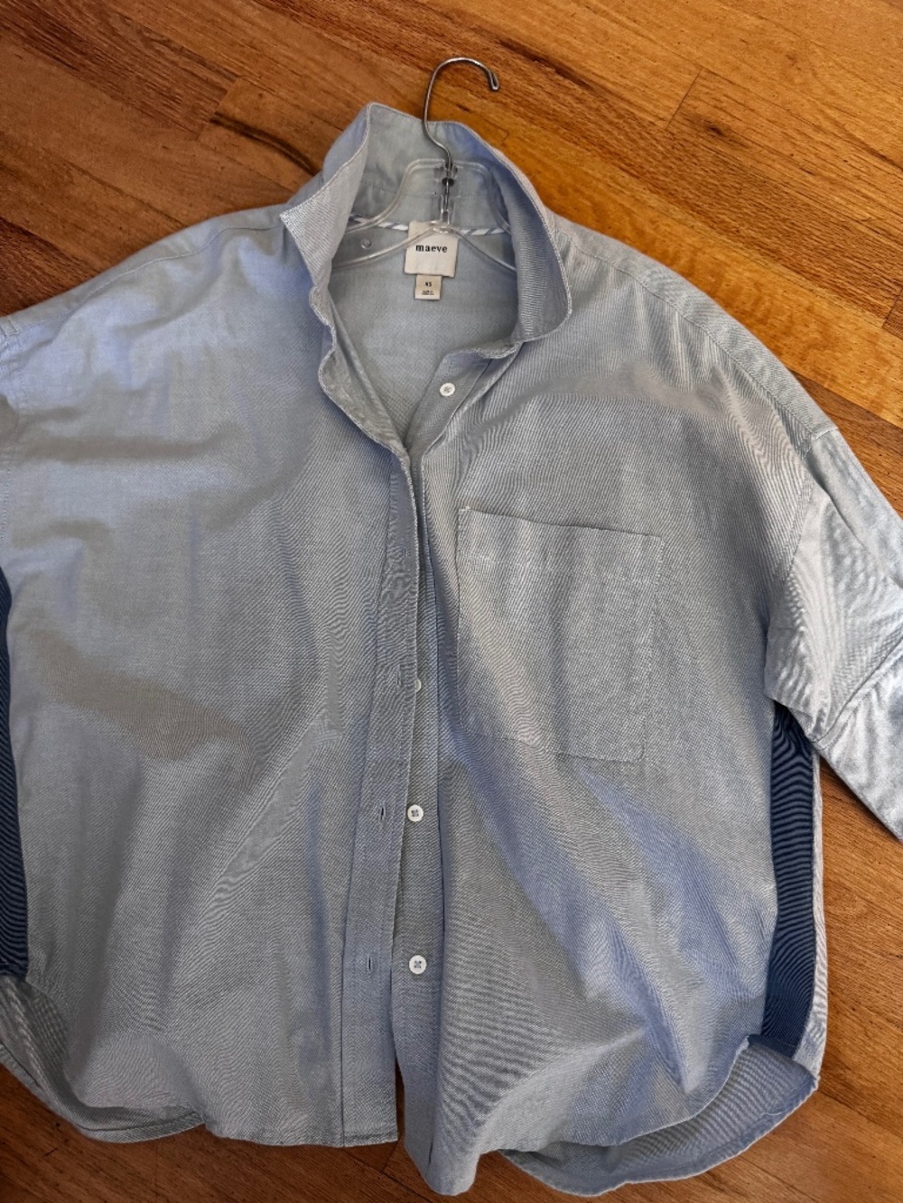Mauve Mabel Boxy Oxford Shirt